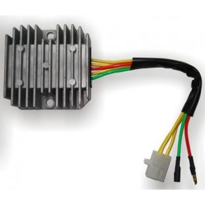 regulador de voltagem mantém o sistema elétrico da moto saudável sem sobrecargas.